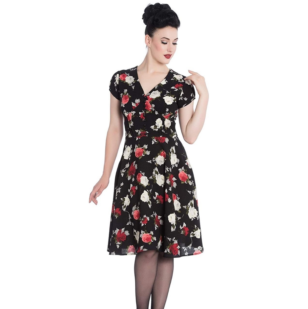 Hell Bunny Floral Print Dress